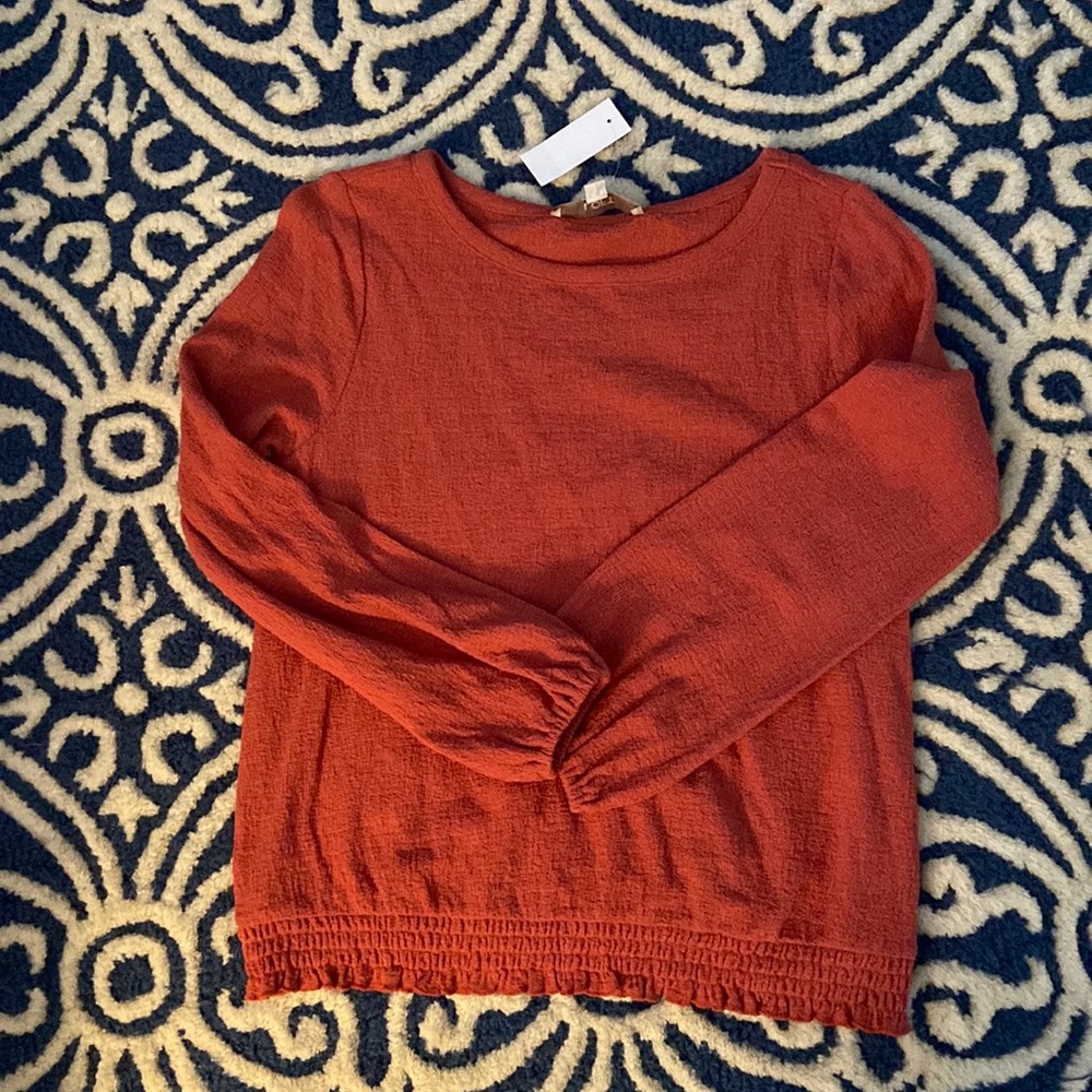 LOFT long sleeve blouse